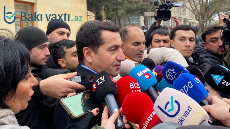 Bunun arxasında Avropa İttifaqı ilə Fransa dayanır - Hikmət Hacıyev