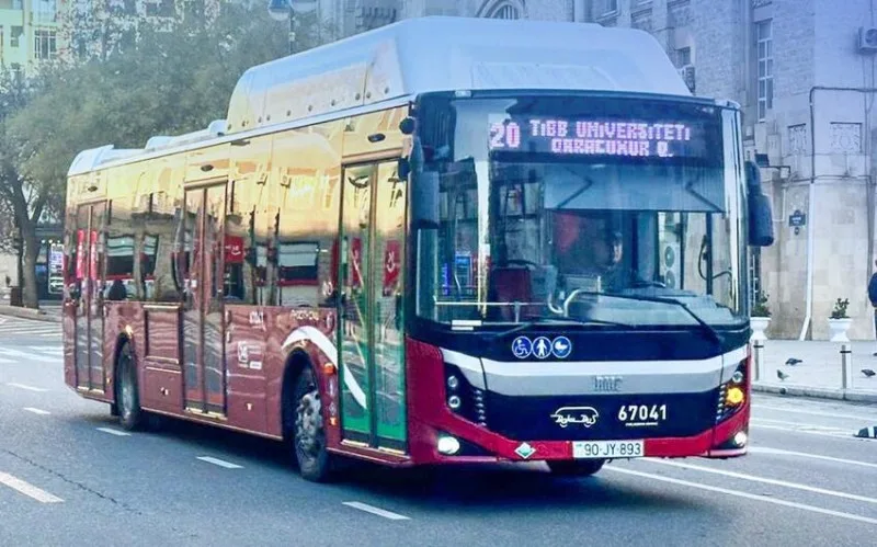 Bakıda yeni avtobus marşrutu istifadəyə verildi - FOTO