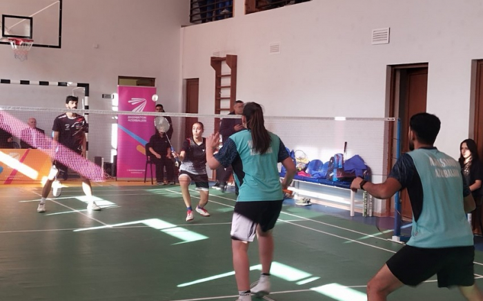 Xankəndidə badminton üzrə ölkə çempionatı keçirilib