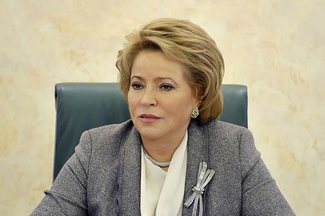 Valentina Matviyenko İlham Əliyevi təbrik etdi