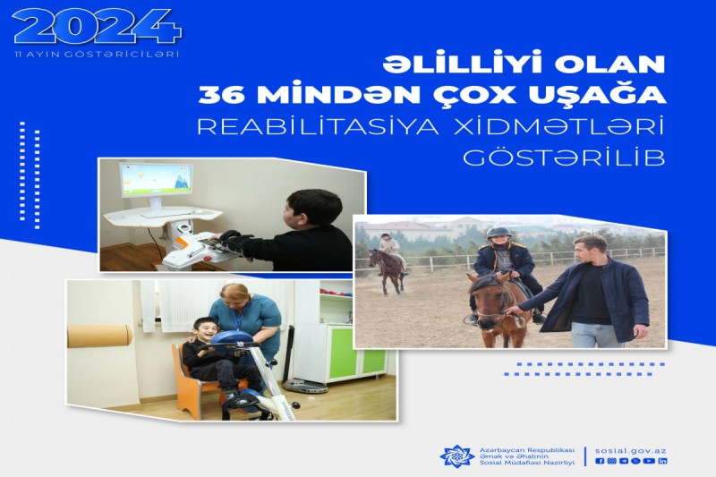 36 mindən çox uşağa reabilitasiya xidmətləri göstərilib