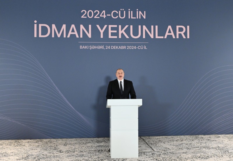 Prezident 2024-cü ilin idman yekunlarına həsr olunan mərasimdə - YENİLƏNİB