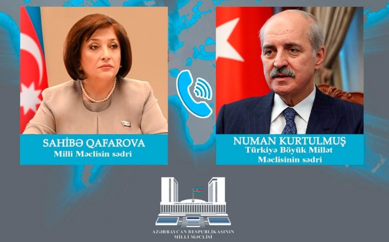 Numan Kurtulmuş Sahibə Qafarovaya başsağlığı verib