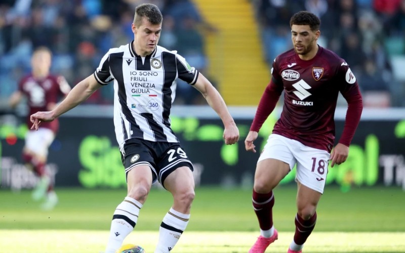 Udineze - Torino matçında 4 qol vuruldu