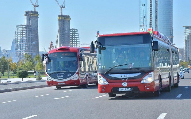 AYNA: Avtobusla sərnişindaşıma 6 % artıb