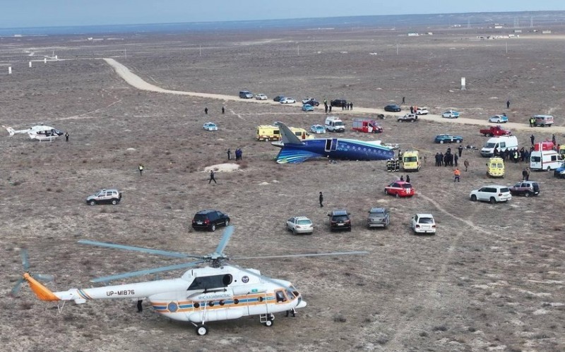 Aktau qəzasının təhqiqat komissiyanın 17 eksperti Braziliyadan Qazaxıstana qayıdır 