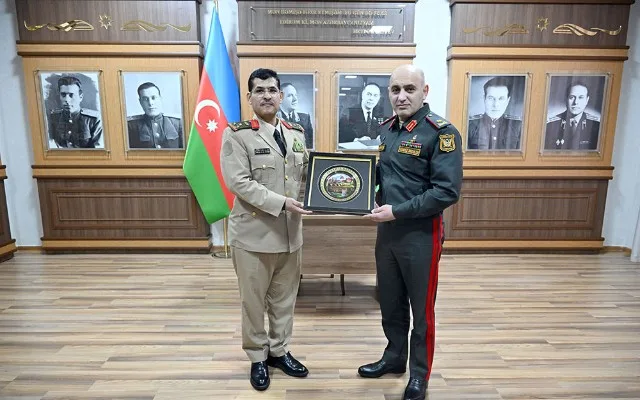 Səudiyyə Ərəbistanı ilə hərbi təhsillə bağlı təcrübə mübadiləsi aparılacaq - FOTOLAR