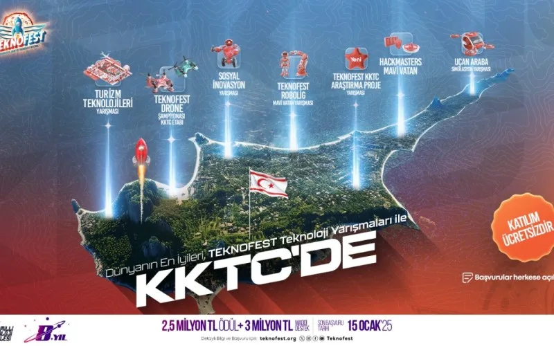 “TEKNOFEST KKTC 2025” texnologiya müsabiqəsinə müraciətlər başladı