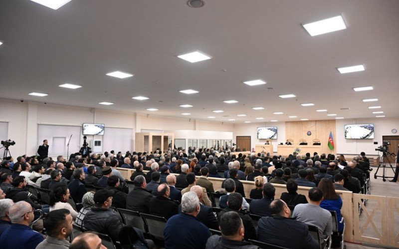 Ermənilərin Bakıdakı məhkəməsi davam etdirilib - FOTOLAR