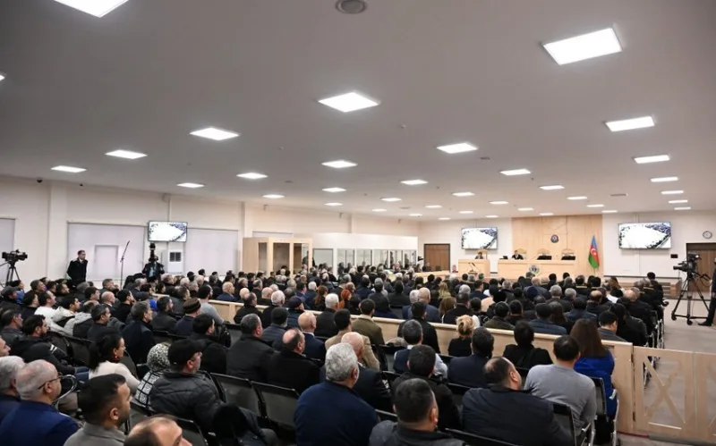 Ermənilərin Bakıdakı məhkəməsi davam etdirilib - FOTOLAR