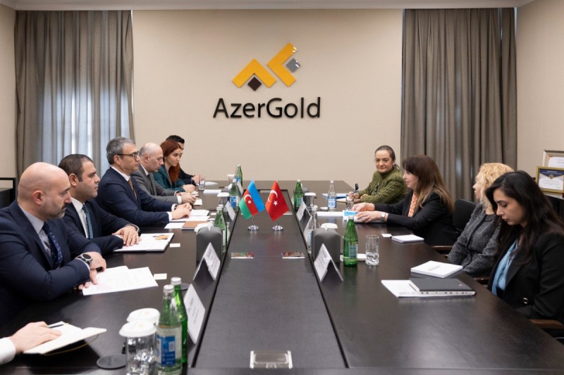 “AzerGold”da Türkiyə XİN nümayəndə heyəti ilə görüş oldu