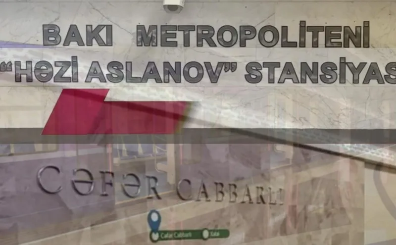 "Həzi Aslanov" və "Cəfər Cabbarlı" stansiyalarındakı işlər... - AÇIQLAMA