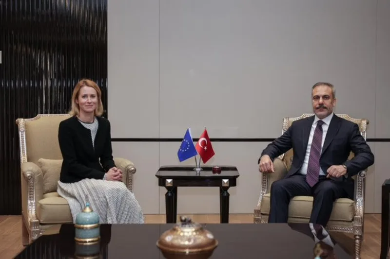 Hakan Fidan Kaja Kallas ilə görüşüb