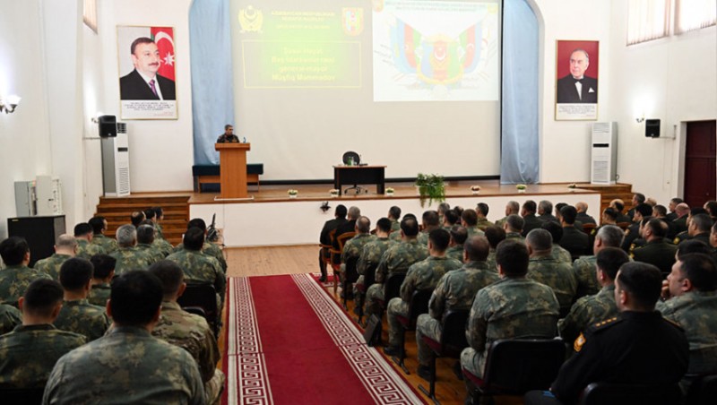 Azərbaycan Ordusunun hərbçilərinin təlim-metodiki toplanışı keçirilib