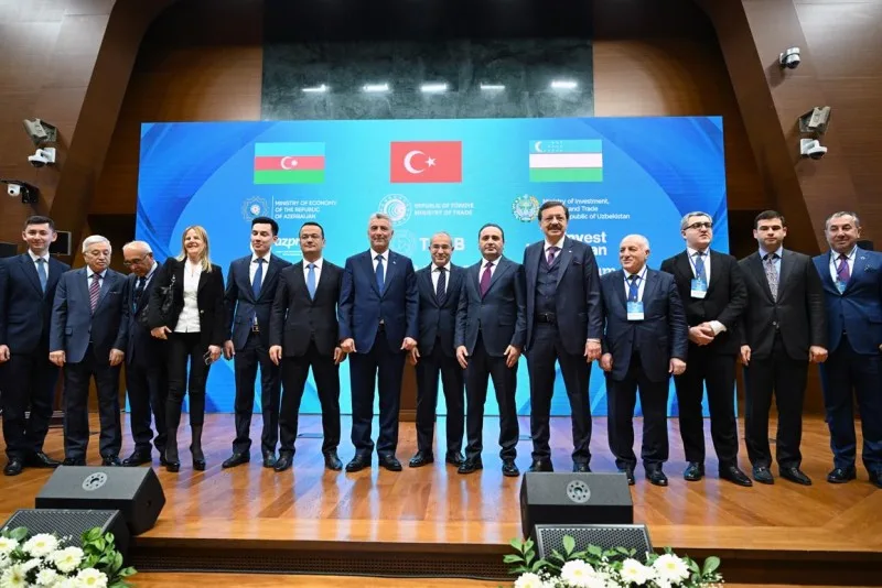 Türkiyə-Azərbaycan-Özbəkistan biznes forumu keçirilib - FOTOLAR