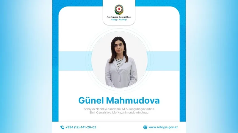 Hormon analizləri üçün qan nümunəsi bu saatlarda götürülür - Günel Mahmudova