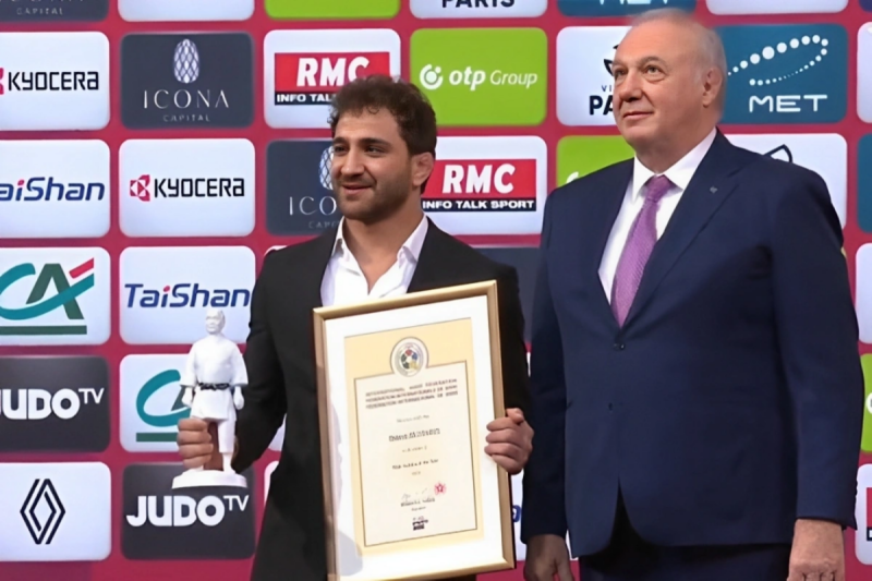 Hidayət Heydərov 2024-cü ilin ən yaxşı cüdoçusu seçilib