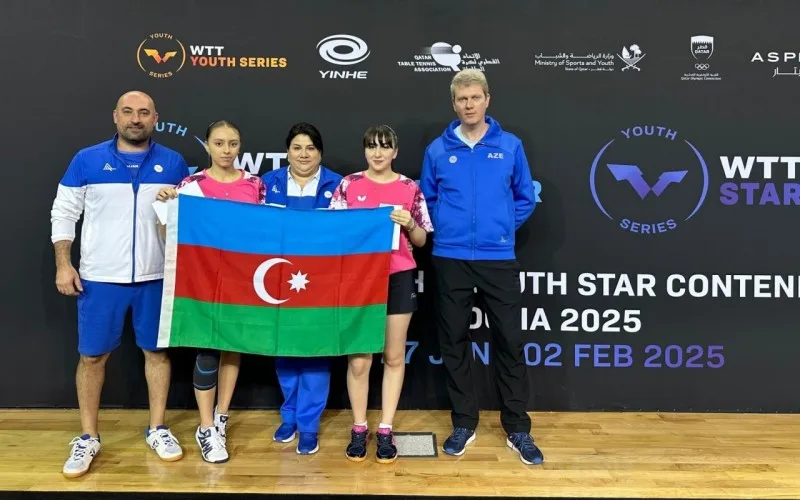 Stolüstü tennisçilərimizdən Dohada daha bir mükafat
