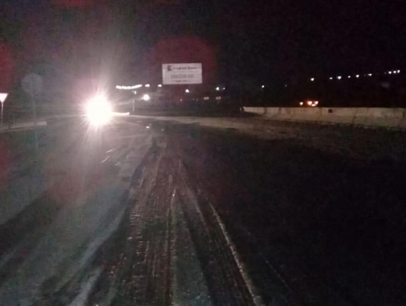 Bakıda yollar buz BAĞLADI - FOTO