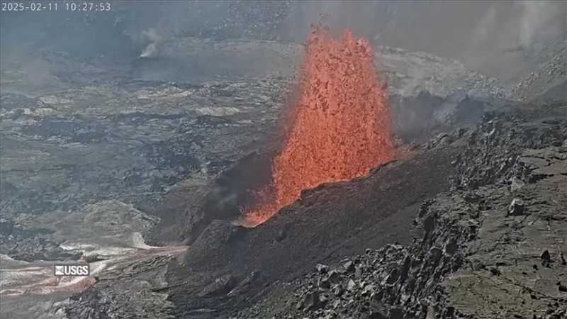 Kilauea vulkanı yenidən püskürdü