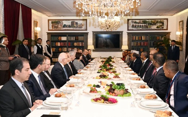 Sahibə Qafarova Somali Prezidenti birgə işçi nahar ediblər