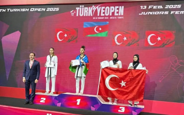 Taekvondoçumuz beynəlxalq turnirdə qızıl medal qazandı