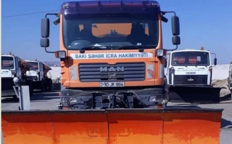 Bakıda maşın və xüsusi texnikalar hazır vəziyyətə gətirilib