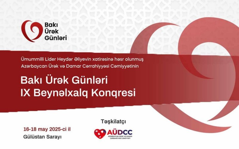 “Bakı Ürək Günləri” 9-cu Beynəlxalq Konqresi keçiriləcək