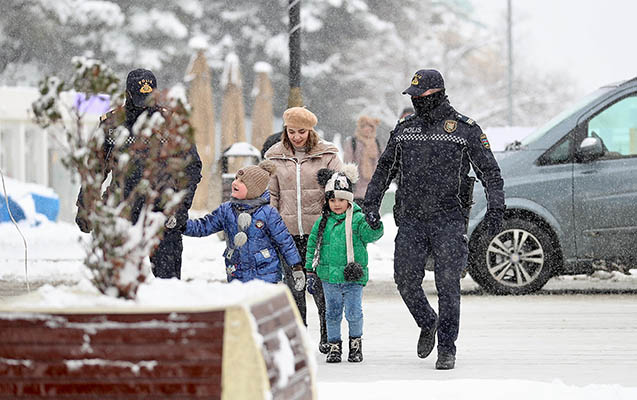 DİN: Polis gücləndirilmiş rejimdə çalışır - FOTO/VİDEO