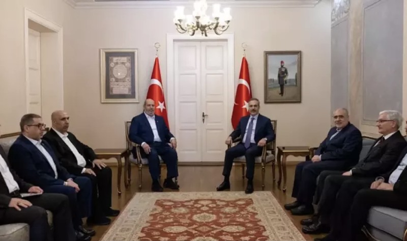 Hakan Fidan HƏMAS heyəti ilə görüşüb