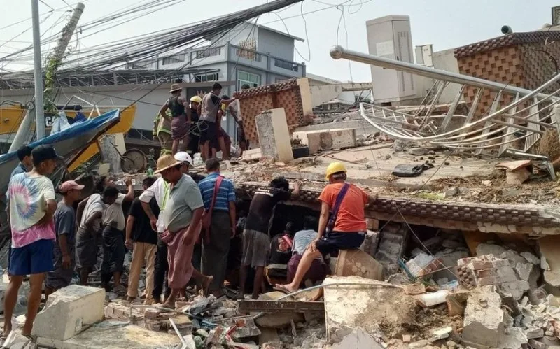 Myanmada zəlzələ qurbanlarının sayı ARTDI