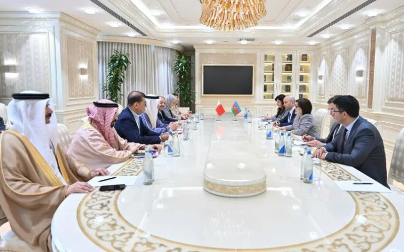 Milli Məclisin sədri Əhməd bin Salman Əl-Musalam ilə görüşüb