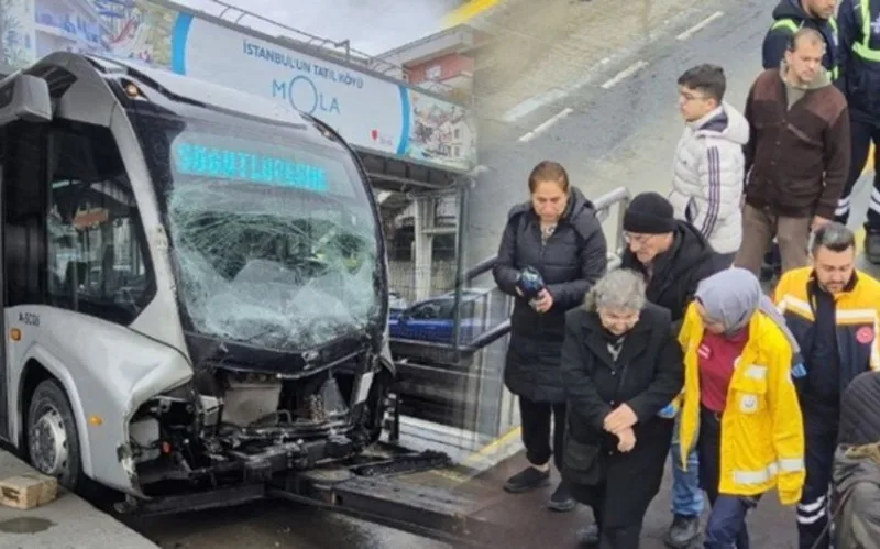 Türkiyədə ağır yol qəzası olub, 21 nəfər yaralanıb