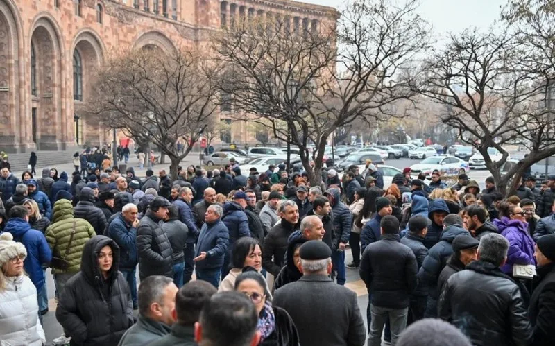İrəvanda aksiya keçirilir
