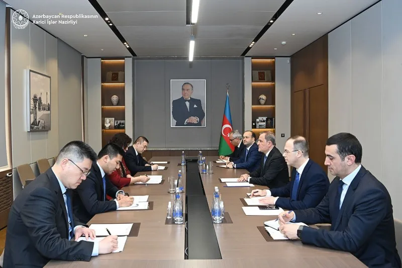Ceyhun Bayramov Çinin yeni səfirini qəbul edib