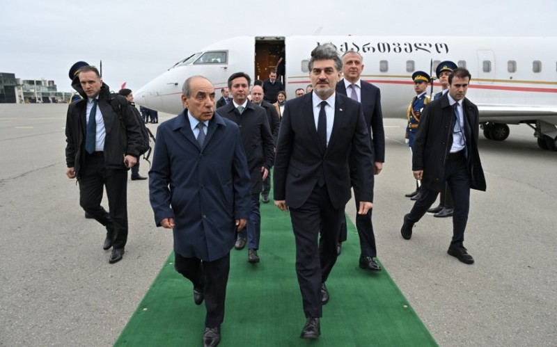 Kavelaşvili Azərbaycana rəsmi səfərə gəldi - FOTO