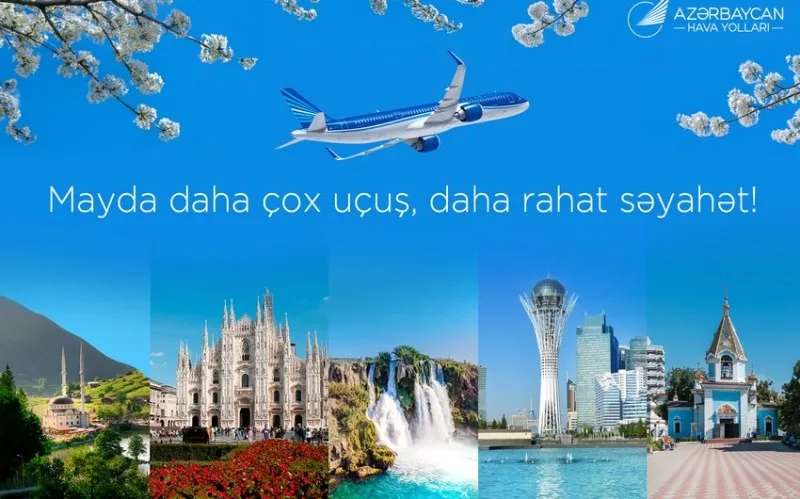 AZAL maydan bir sıra istiqamətlərdə uçuşların sayını artırır