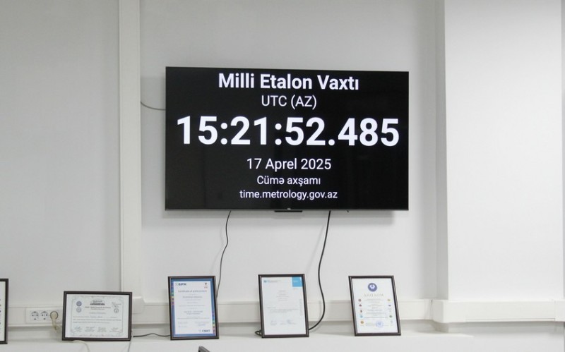 Azərbaycanda Milli Etalon Vaxtı yaradılır
