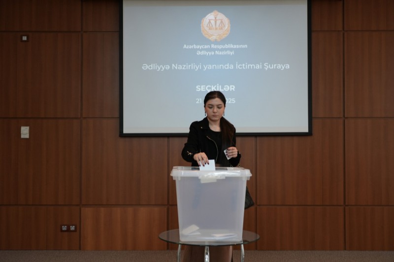 Ədliyyə Nazirliyi yanında İctimai şuranın yeni tərkibi seçilib