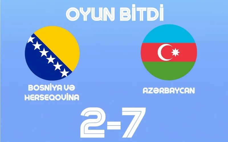Minifutbol yığmamız Millətlər Liqasında qələbə qazandı