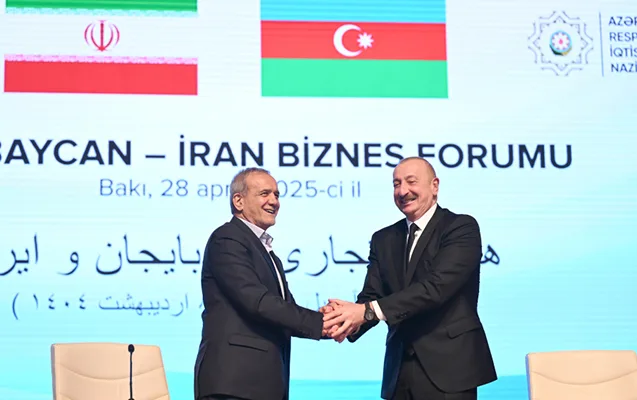 Prezidentlər biznes forumunda iştirak ediblər - YENİLƏNİB + FOTOLAR