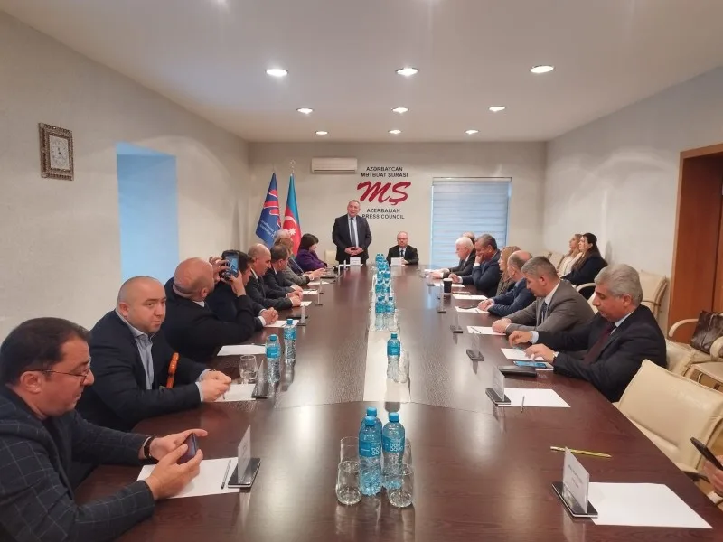 Türkiyə səfiri Mətbuat Şurasında olub - FOTO