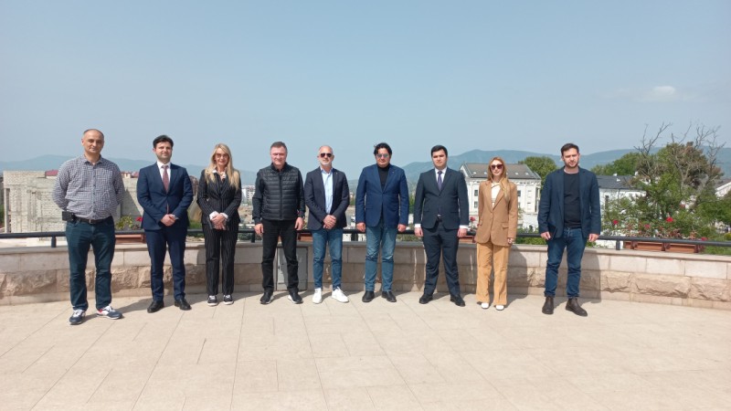 İtaliyalı deputatlar Xankəndidə - FOTOLAR