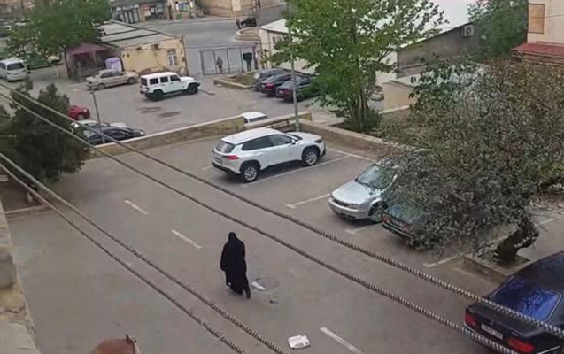 Çadralı qadınla bağlı videonu yayanın kimliyi bilindi - Polisə çağırıldı