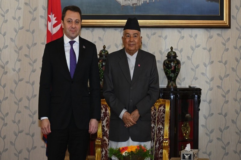 Nepal Prezidenti Elnur Məmmədovu qəbul edib