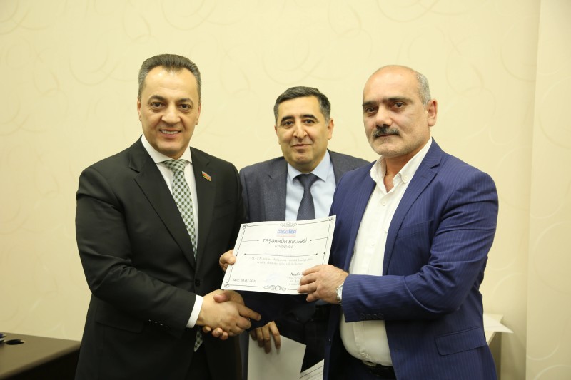 Bakıvaxtı.az-a CASCFEN-in Təşəkkür Bəlgəsi təqdim edildi