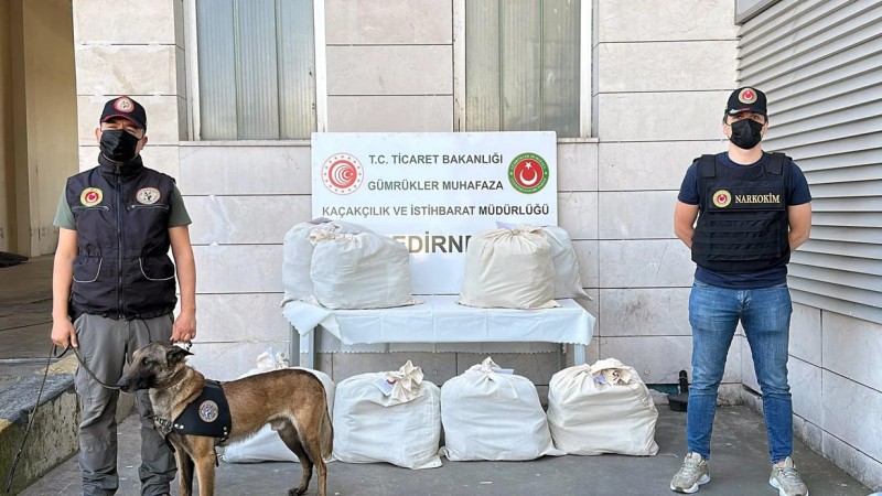 87 kilo narkotik ələ keçirildi