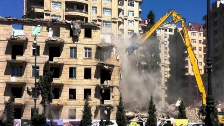 Bakıda söküntülər BAŞLADI: Kompensasiya sakinləri qane etmir