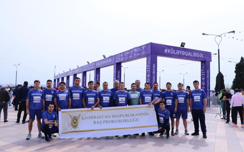 Prokurorluq əməkdaşları Bakı Marafonu 2025də iştirak edib