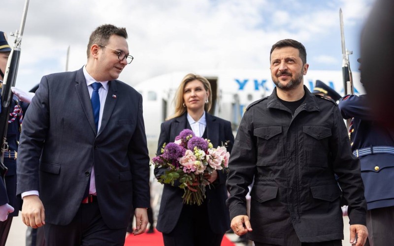 Zelenski Çexiyaya getdi - FOTO